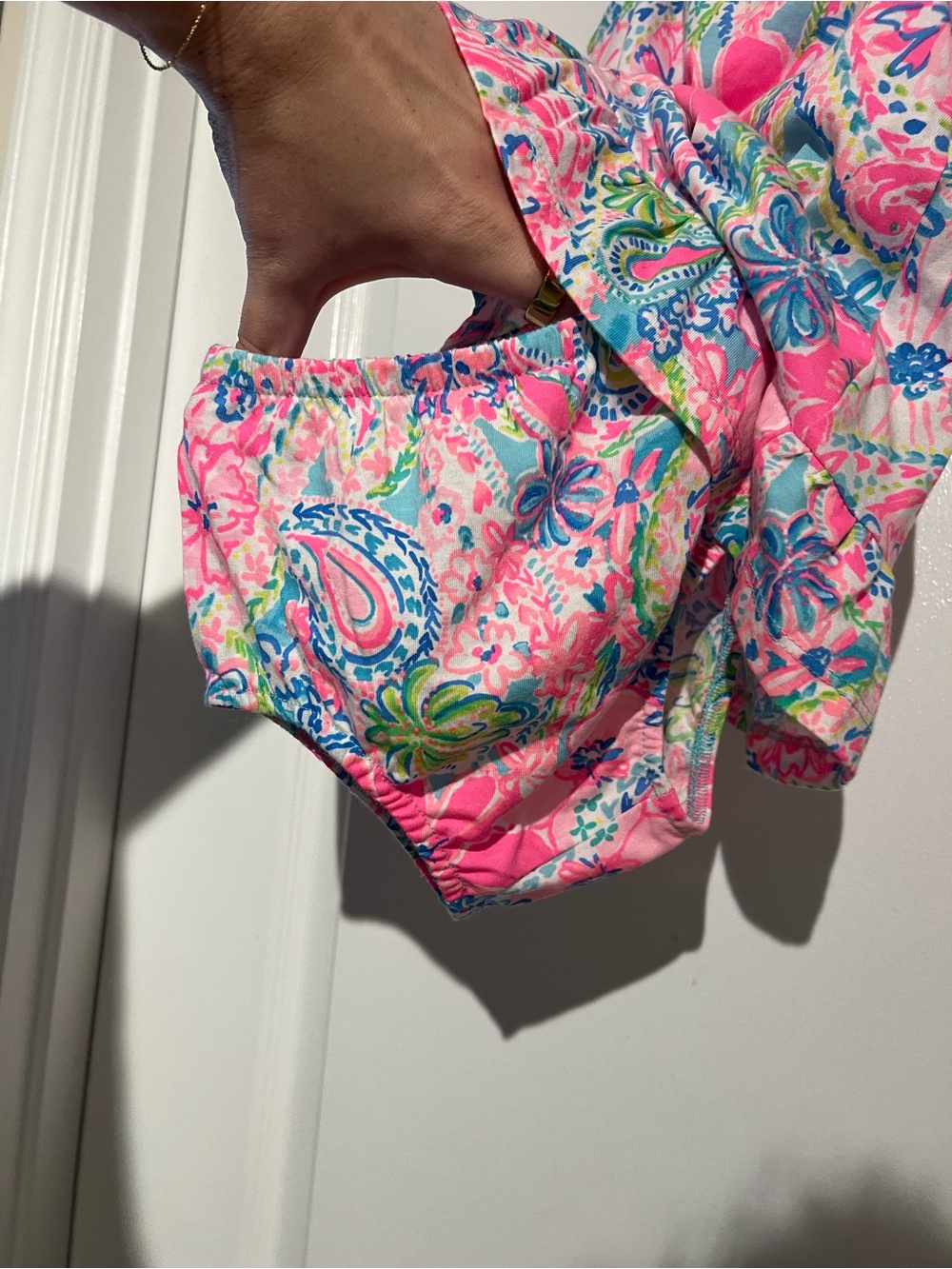 Lilly Pulitzer Pink Blue Green Floral toddler Dress - Picture 2 of 6